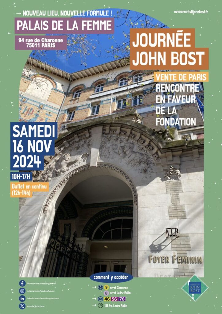 Vente solidaire John Bost 2024